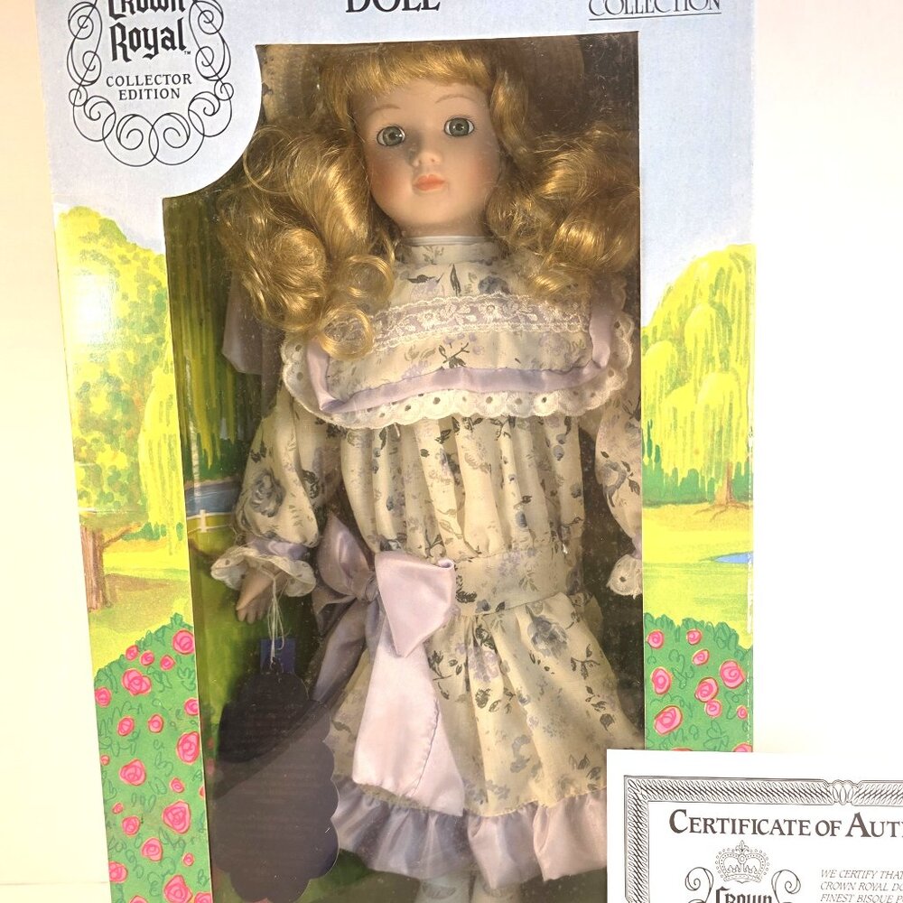 Crown Royal Collector Edition Porcelain Collector Doll - Madeline - New in Box